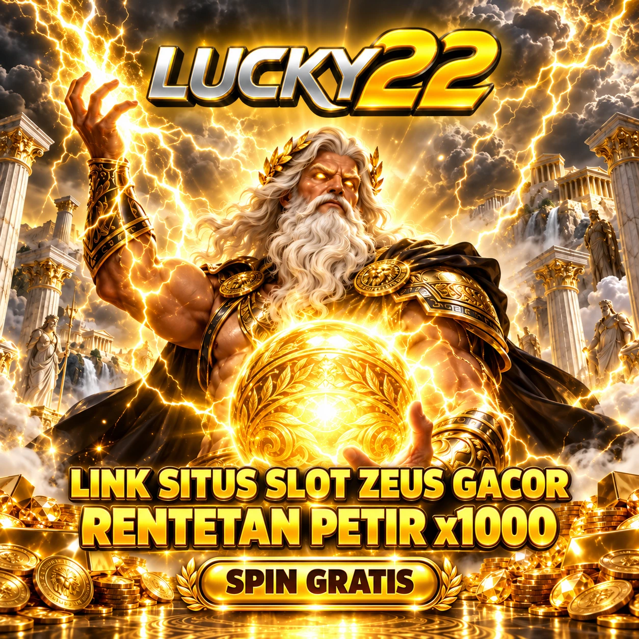 LUCKY22 | Link Situs Slot Zeus Gacor Terbaru Hari Ini Punya Rentetan x1000